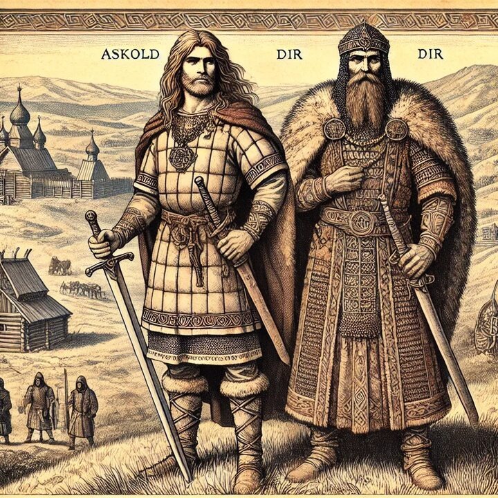 Аскольд и Дир - легендарные киевские князья 