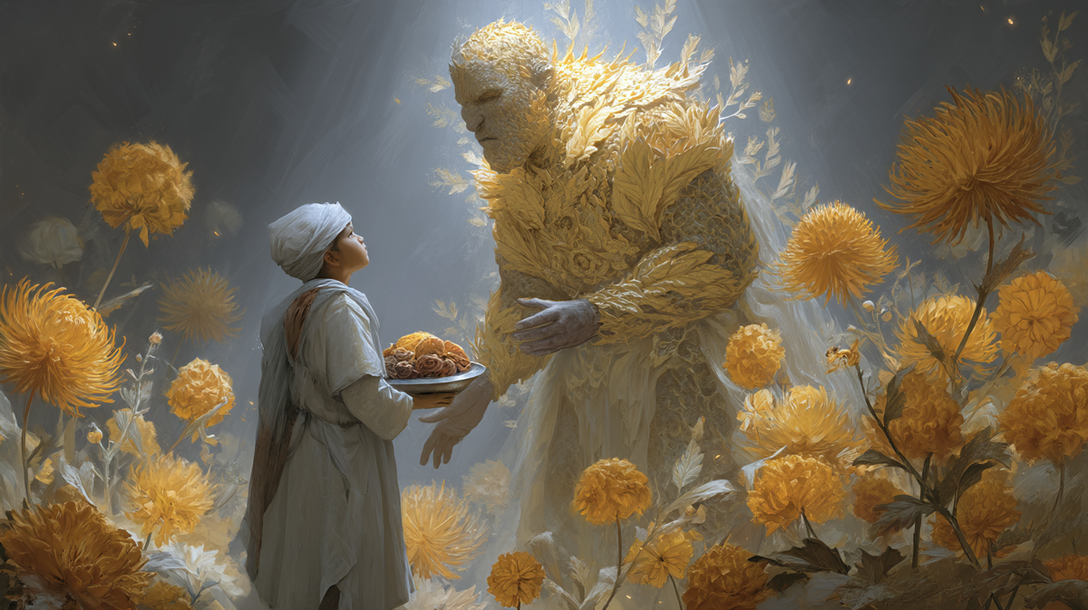 Легенда о духе садов и мягких баклажанах