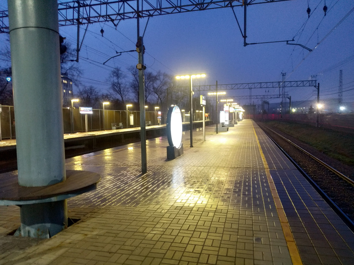 Пл. Сортировочная "МЦД-3" осенью 2025 года, фото автора