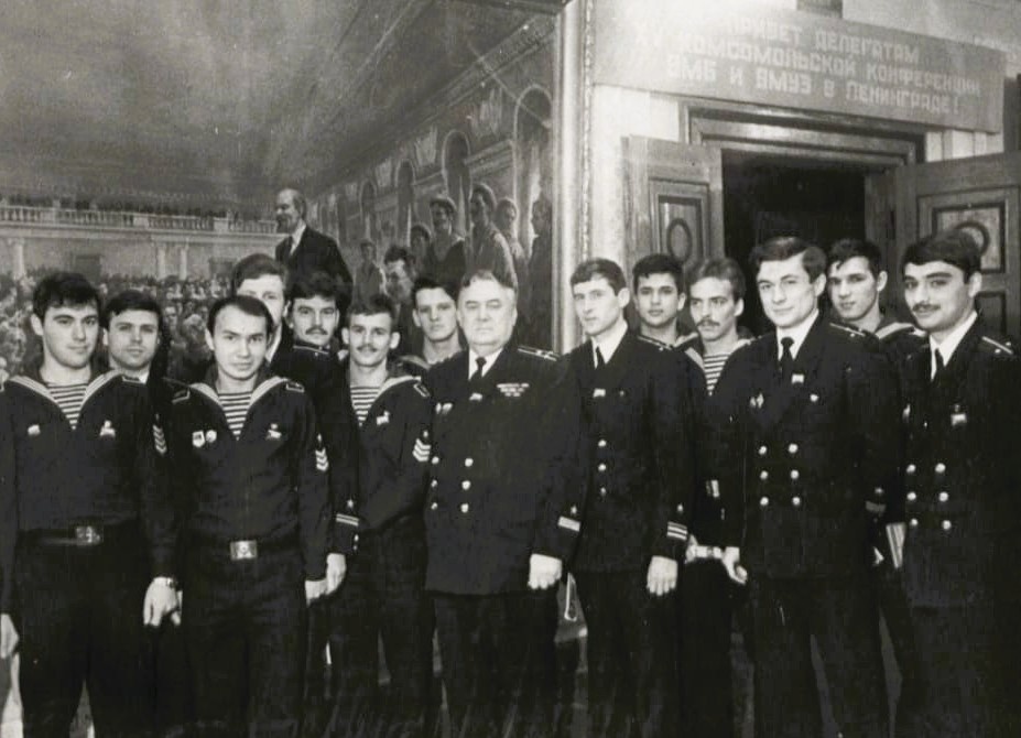 ВВМУПП, комсомольский актив, 1982 год. Фото Сергея Хадаева.