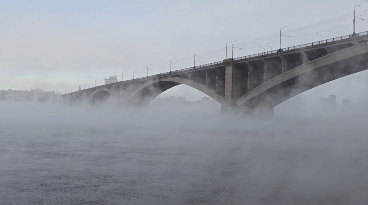     Красноярск встретил настоящую зиму за два дня до ее начала