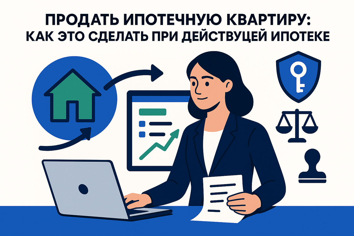    Как продать квартиру с действующей ипотекой Юлия Сергеевна Рослякова