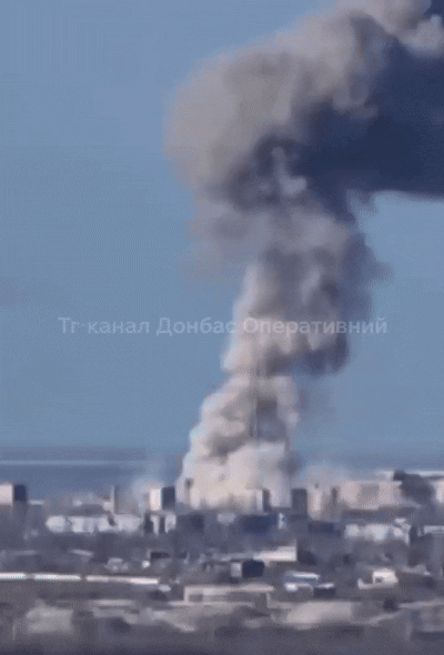    ОДАБ-5000 в Константиновке. Видео: "Донбасс Оперативный"