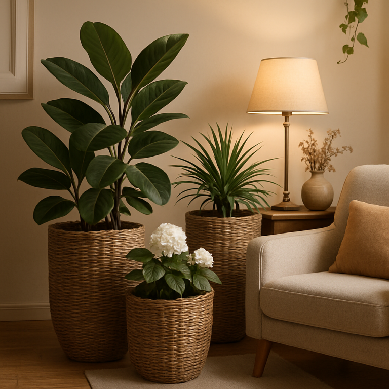    Создайте стильные кашпо из искусственного ротанга своими руками: пошаговая инструкция и секреты для уютного интерьера Loza