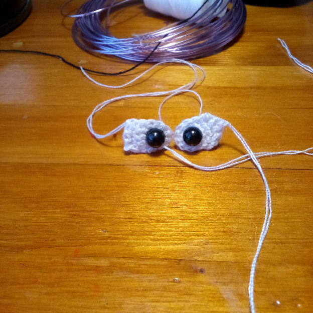 Вязаные глаза для игрушек