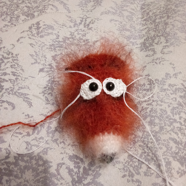Вязание игрушек - глаза