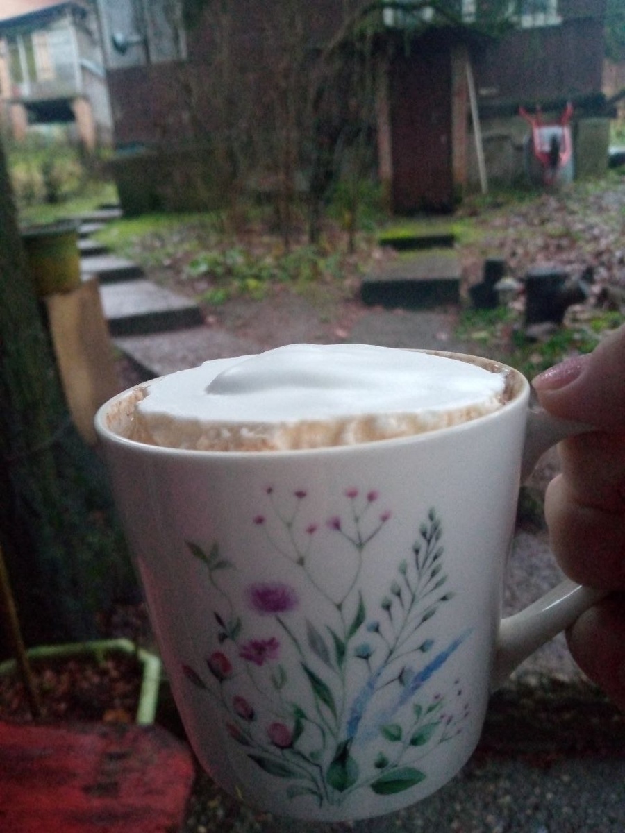 Утренняя порция кофе в конце ноября