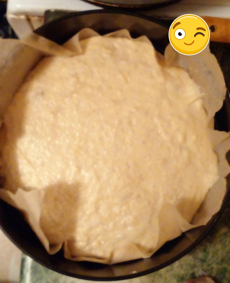 фото автора. Тесто в форме