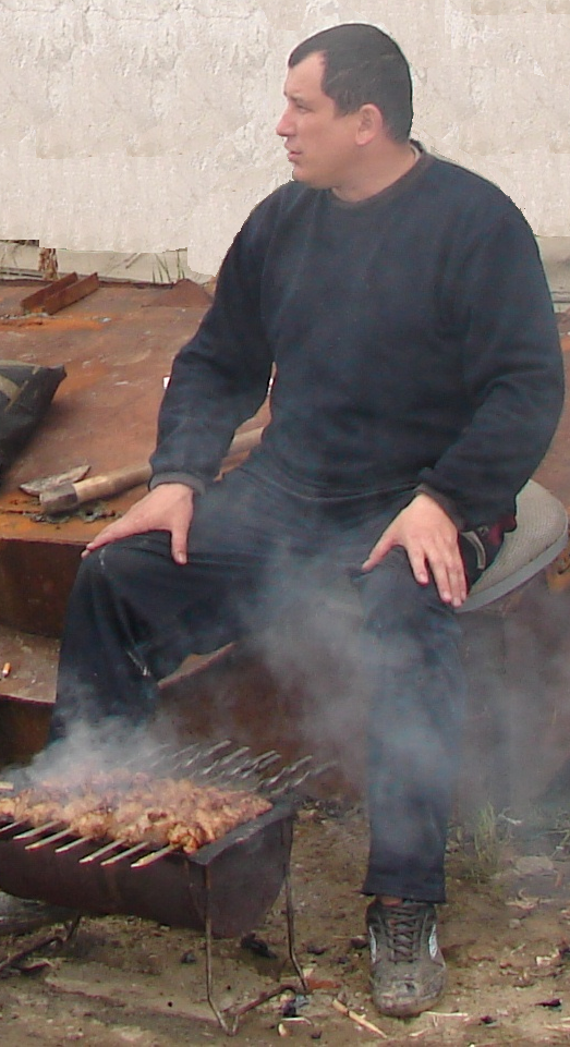 При деле. Фото кого-то из ребят.