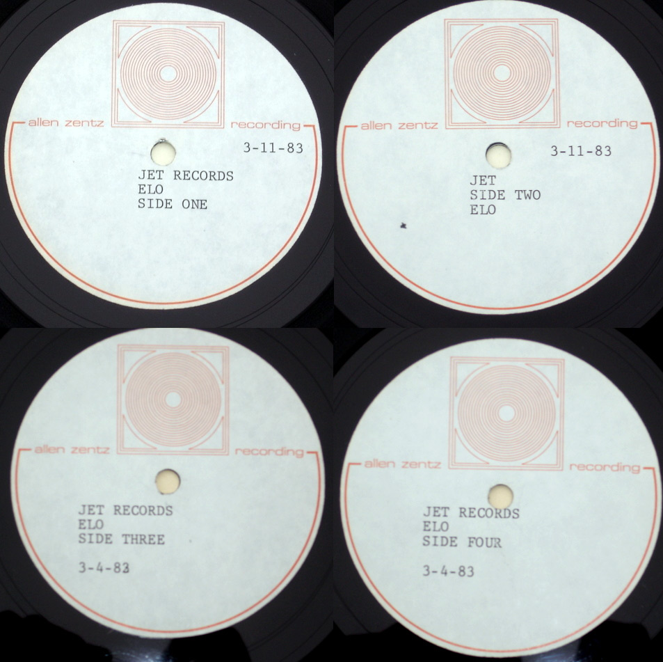 Предварительные ацетатные копии «двойного» альбома «Secret Messages».