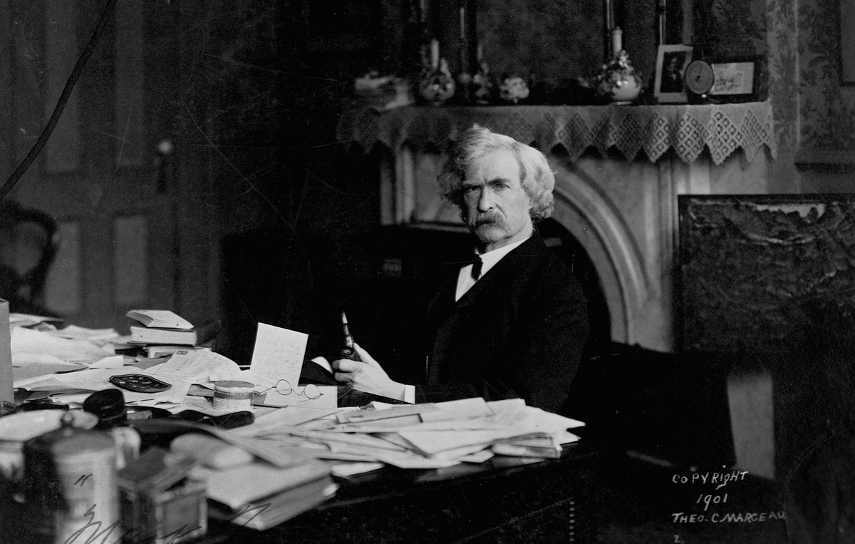    Марк Твен, 1901 год  Library of Congress/Corbis/VCG via Getty Images