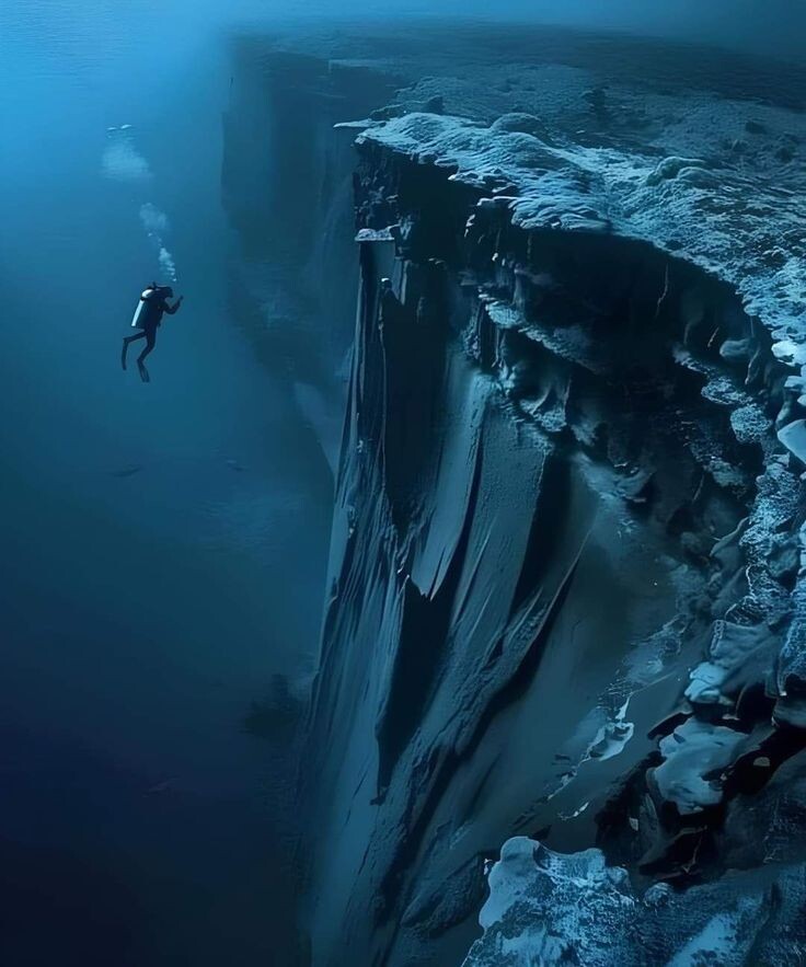 Глубочайшие точки Земли — врата в неизвестностьНа дне океана лежат впадины, глубина которых достигает 11 километров.Там так темно, что не проходит ни один луч света,а давление в сотни раз сильнее, чем на поверхности.Но даже там живут странные существа — будто с другой планеты.Некоторые из них не имеют глаз, другие — светятся,третьи — выглядят как древние монстры, существовавшие миллионы лет назад.