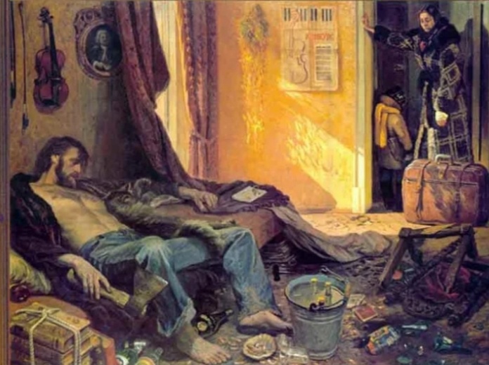 Что не так с кошкой на известной картине Геннадия Доброва "Прощальный взгляд"