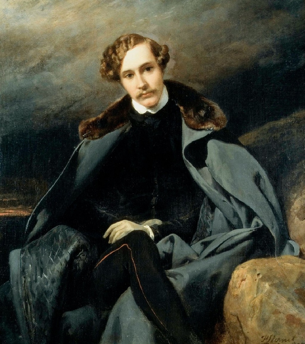 22-летний А. И. Барятинский на портрете Ораса Верне