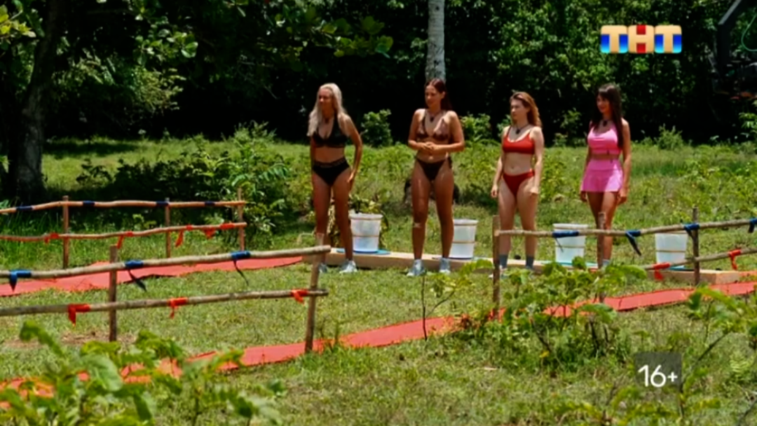 Кадр из шоу «Звёзды в джунглях. Карибский сезон»