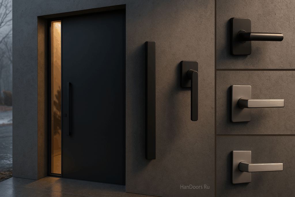    Ручка как ювелирное украшение двери: как выбрать фурнитуру, которая не «спорит» с бетоном Autor