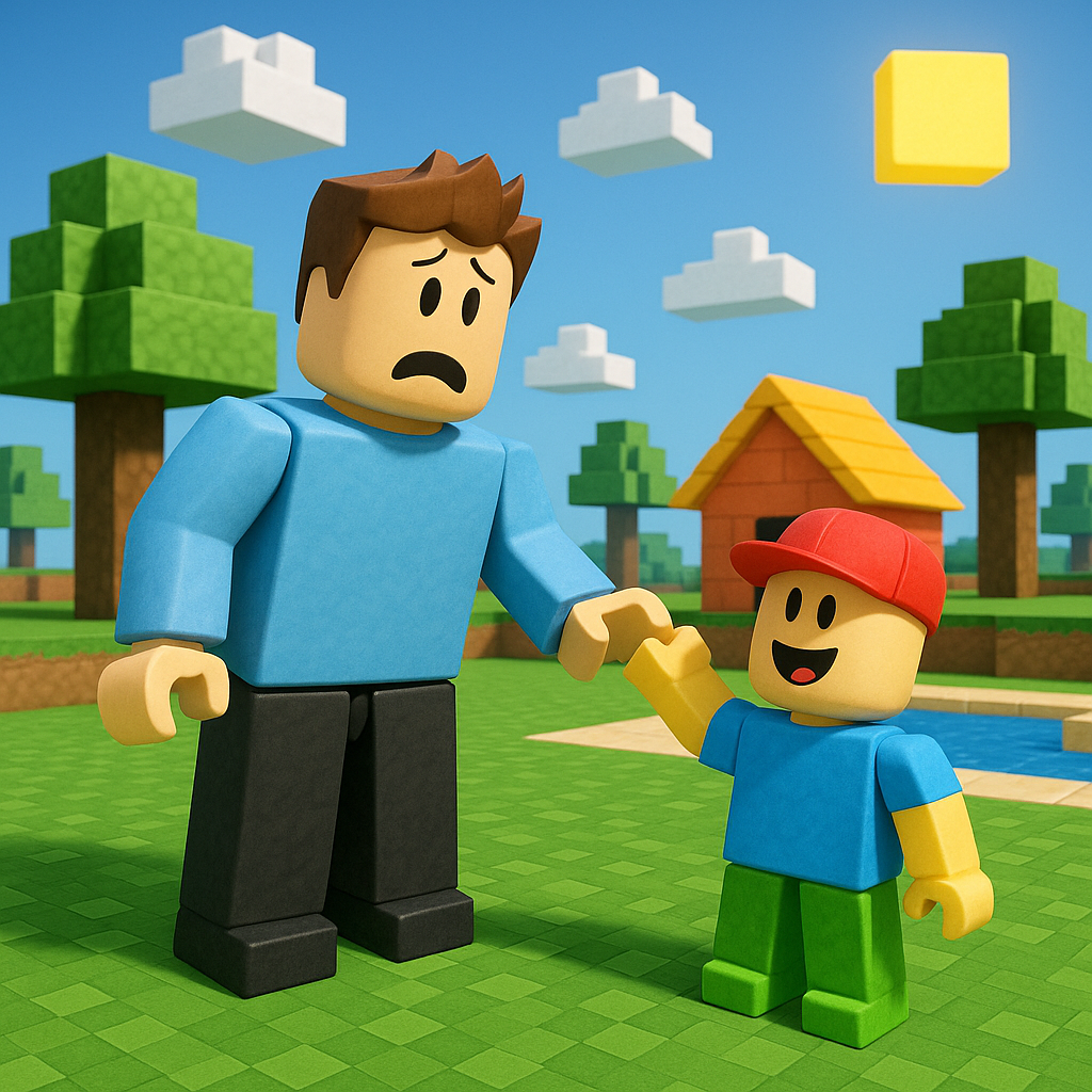 Minecraft и Roblox - это примерно как Лего и Дупло