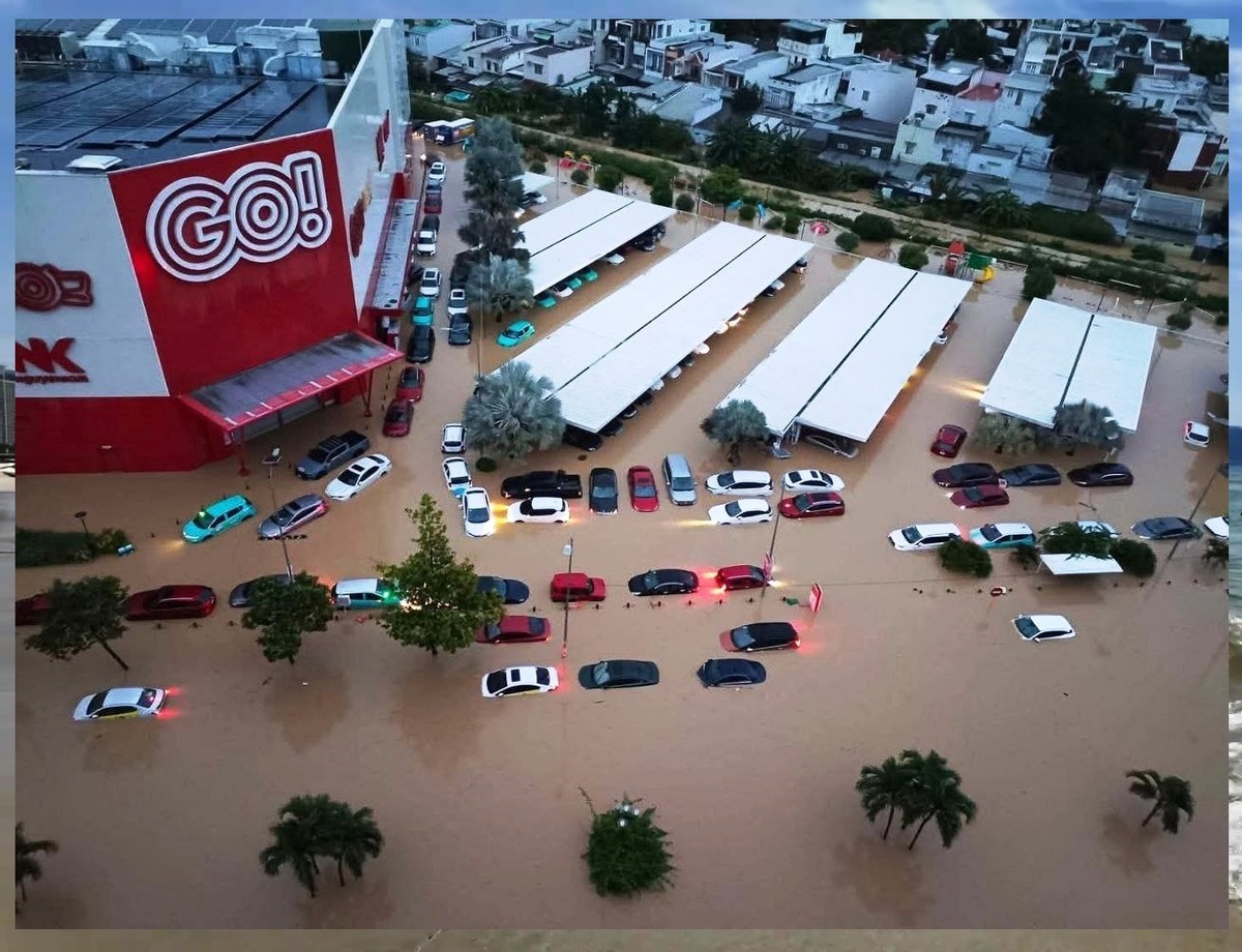 Наводнение во Вьетнаме. Нячанг