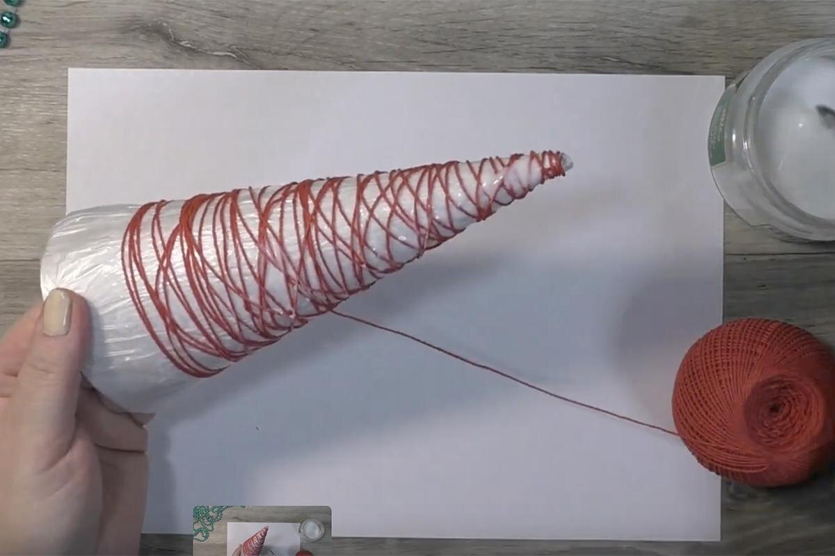 Игрушки Сделай Сам / Rutube📷Как сделать новогоднего гнома из ниток