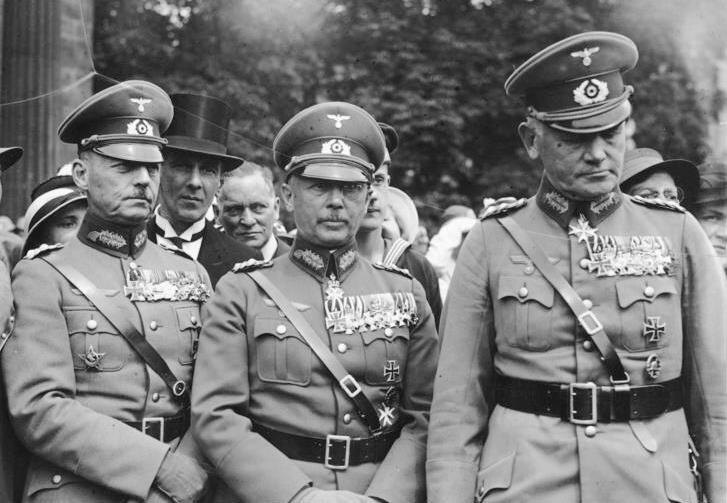 Рундштедт, Фрич и Бломберг (1934)

