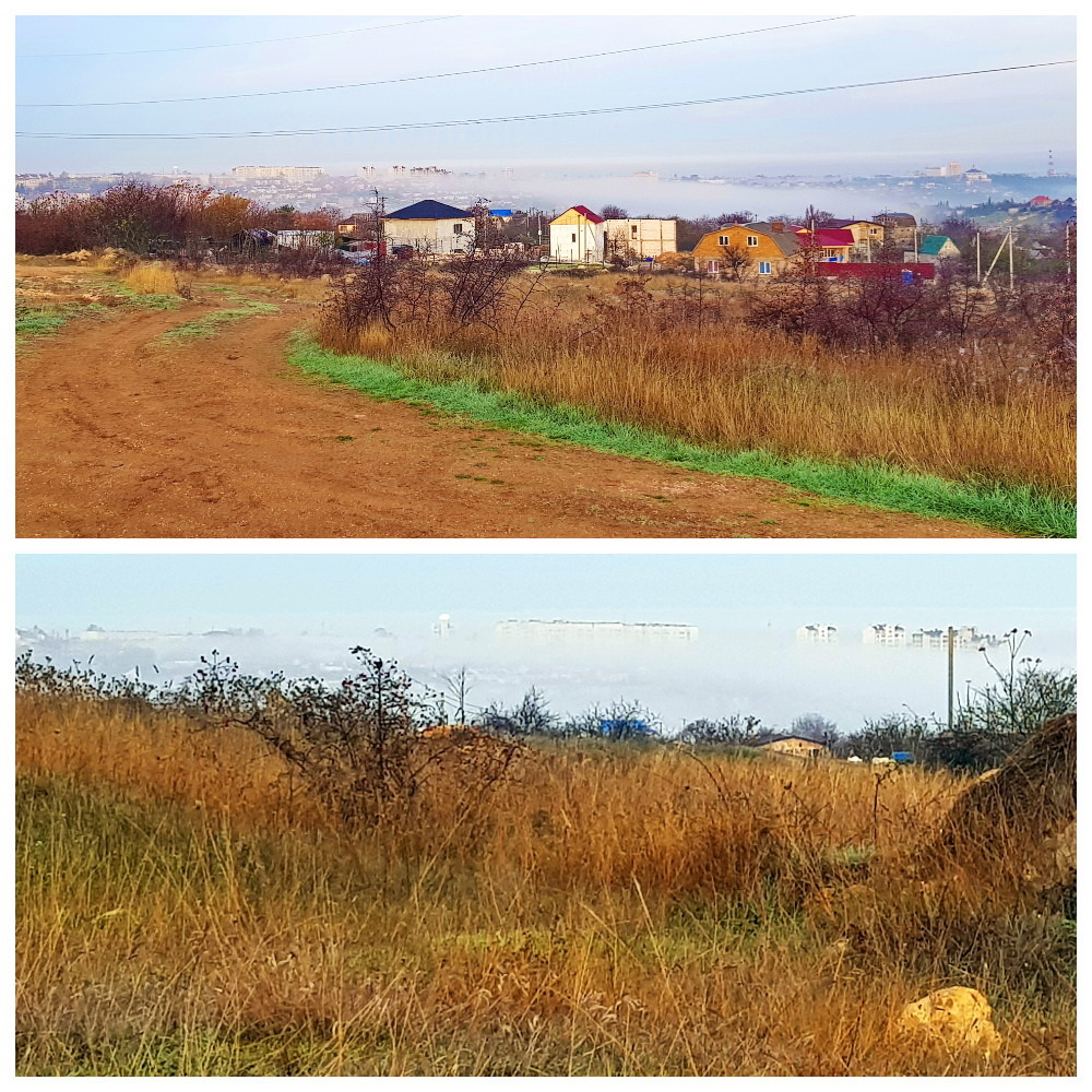 Туман над Севастополем утром 29 ноября.