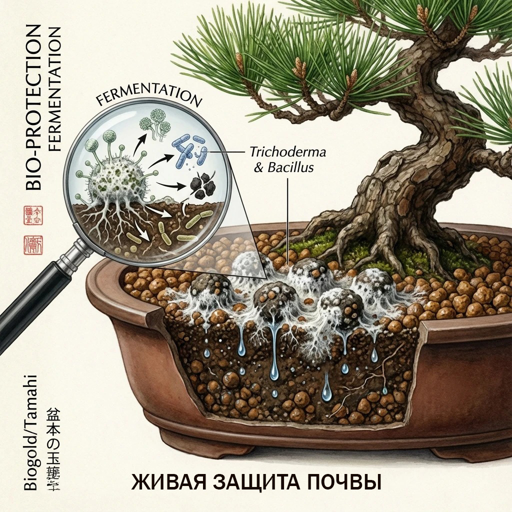 Давайте разберем, как работает «японская биолаборатория» в плошке.