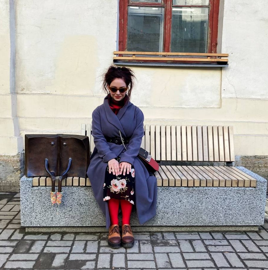 Дочка. В Питере. 