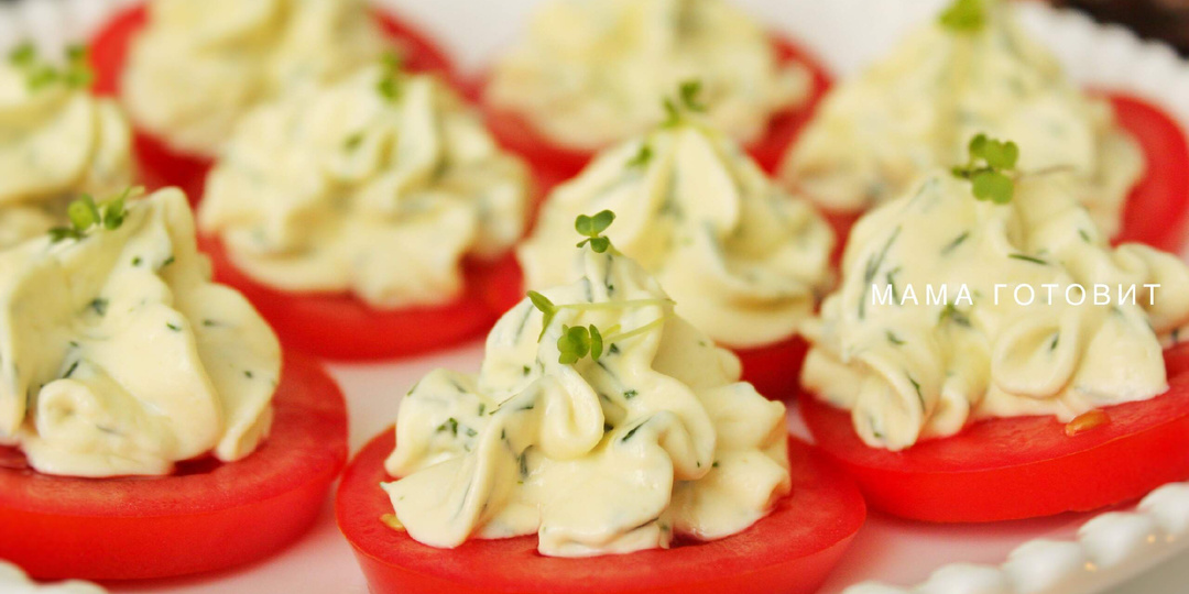 Яркая праздничная закуска за 10 минут. Красиво, просто и очень вкусно