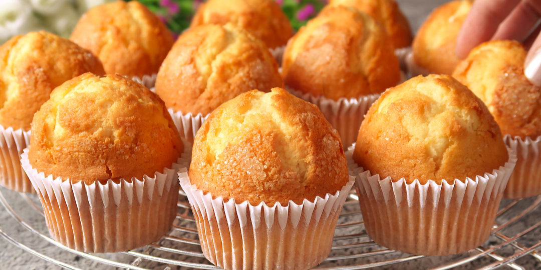 Все смешали и в духовку! Самый простой и вкусный рецепт маффинов! К чаю