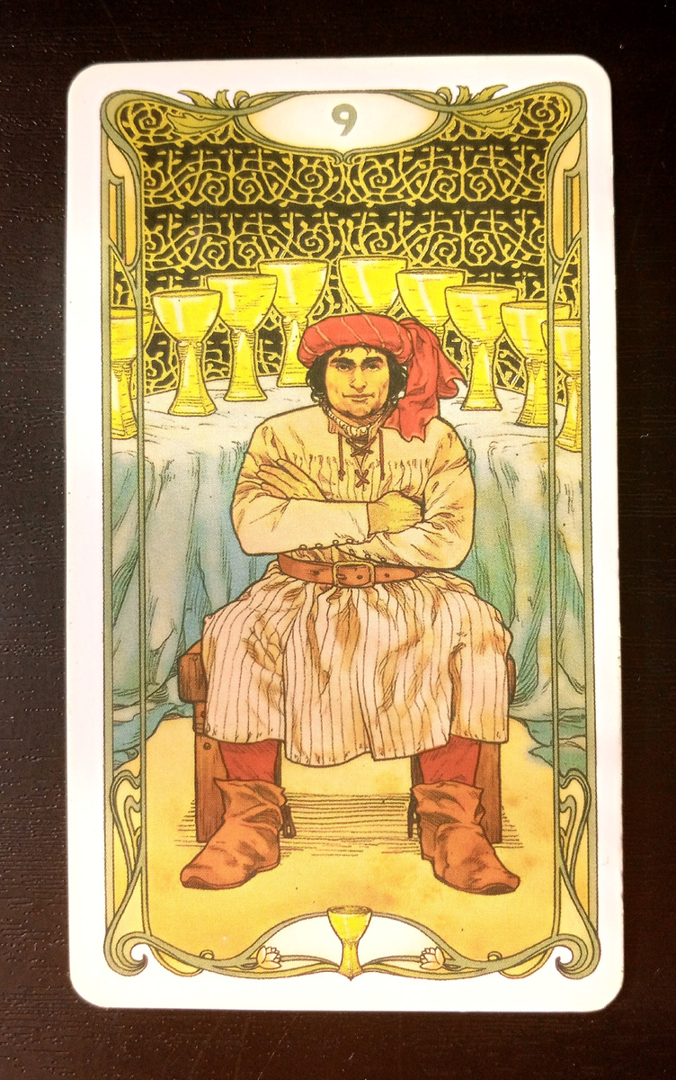 Карта дня из колоды "Золотое таро Арт-нуво"