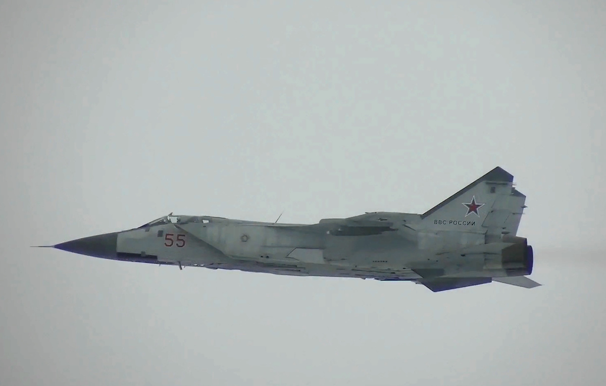    МиГ-31  Пресс-служба Минобороны РФ/ТАСС