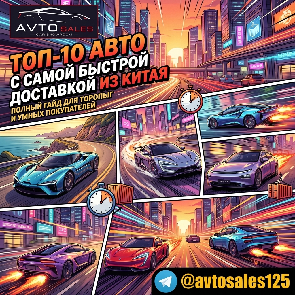    Топ-10 автомобилей с быстрой доставкой из Китая: узнайте скорость получения! Авто Сейлс