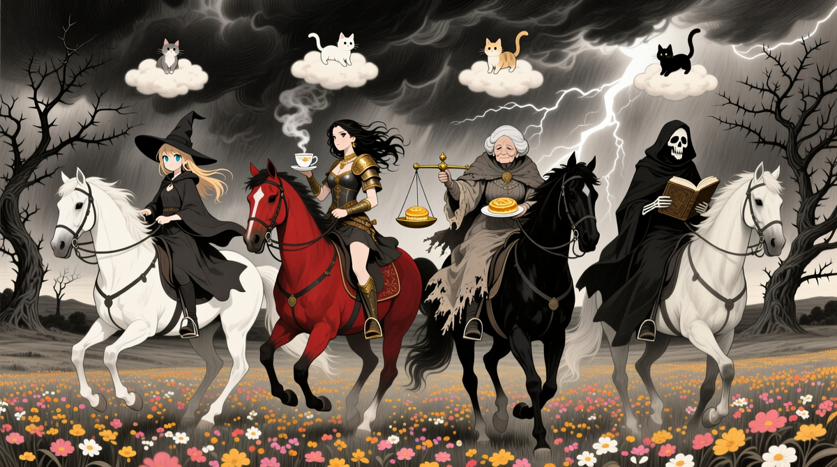 Четыре всадницы уюта :)