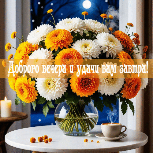 Удачи вам завтра.