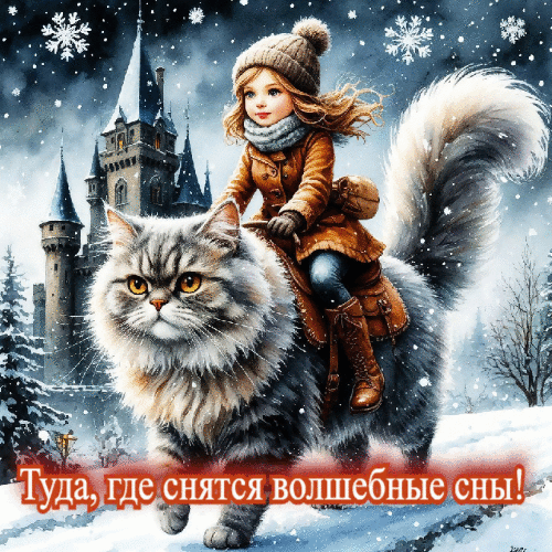 Туда, где снятся волшебные сны.