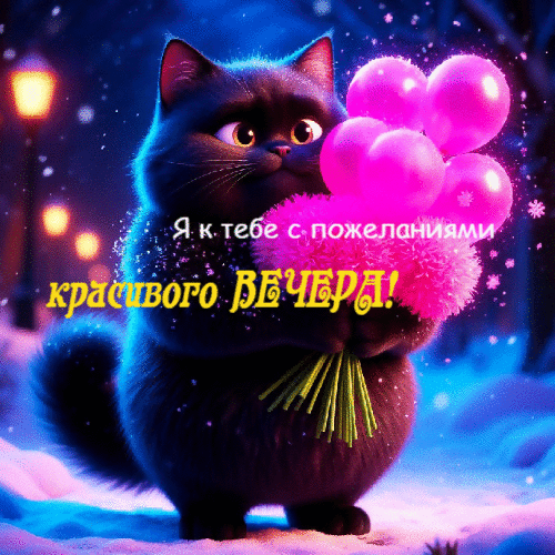 Я к тебе с пожеланиями.