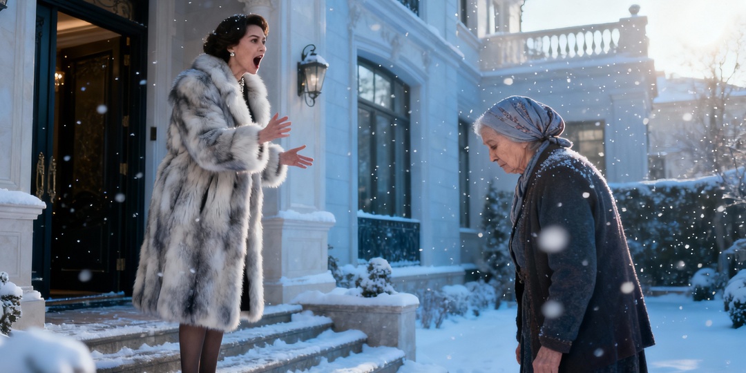 Богатая дама в шубе пнула миску с едой, которую пенсионерка принесла бездомным котам. Ответ старушки заставил прохожих зааплодировать...