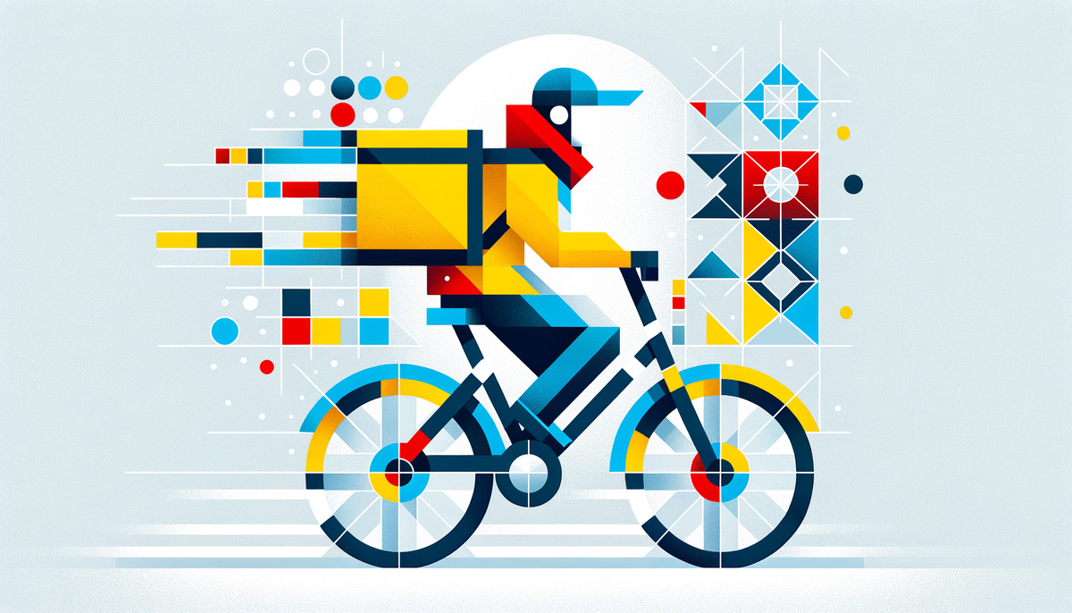 Зимой на электровелосипеде