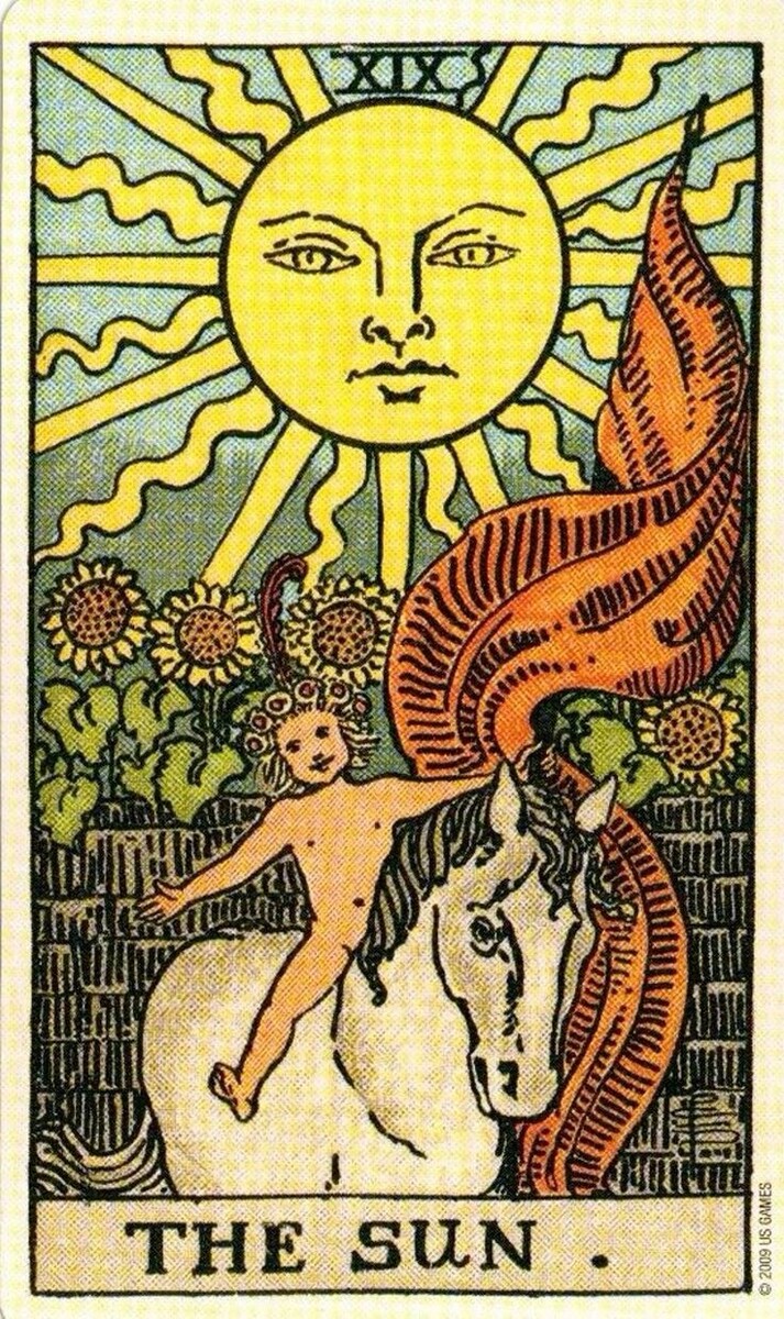 Солнце Таро Райдера - Уэйта