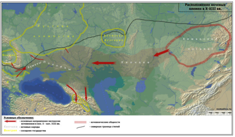 Путь половцев на запад