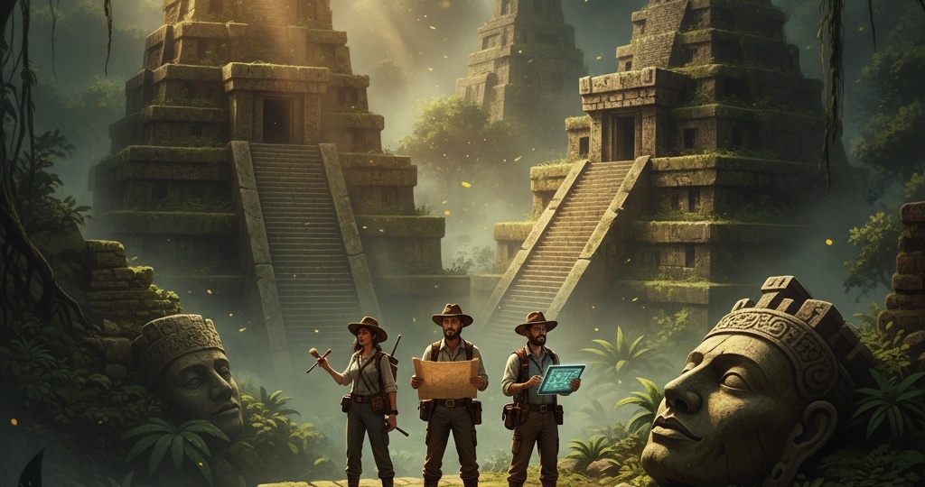 Города из песка и джунглей: Как археологи воскрешают забытые цивилизации, которые были потеряны на тысячелетия 🗺️✨