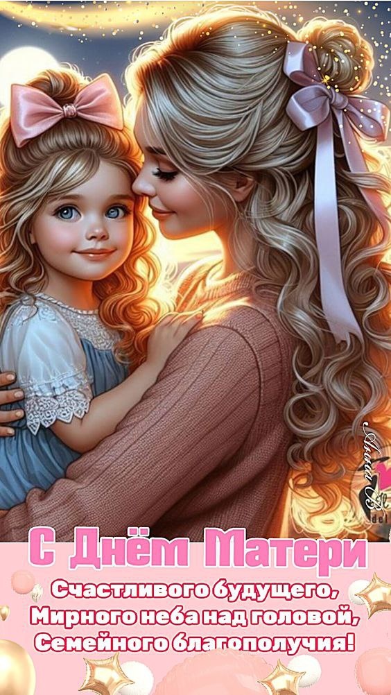 Всем привет мои хорошие 🥰 Поздравляю с Днем матери всех мам! Желаю вам счастья, благополучия, крепкого здоровья, долгих лет жизни, мирного неба над головой. Пусть ваши мечты непременно сбудутся. Пусть ваши детки растут сильными, смелыми и отважными. Пусть вера в чудеса и сказку никогда не покидает их сердца.