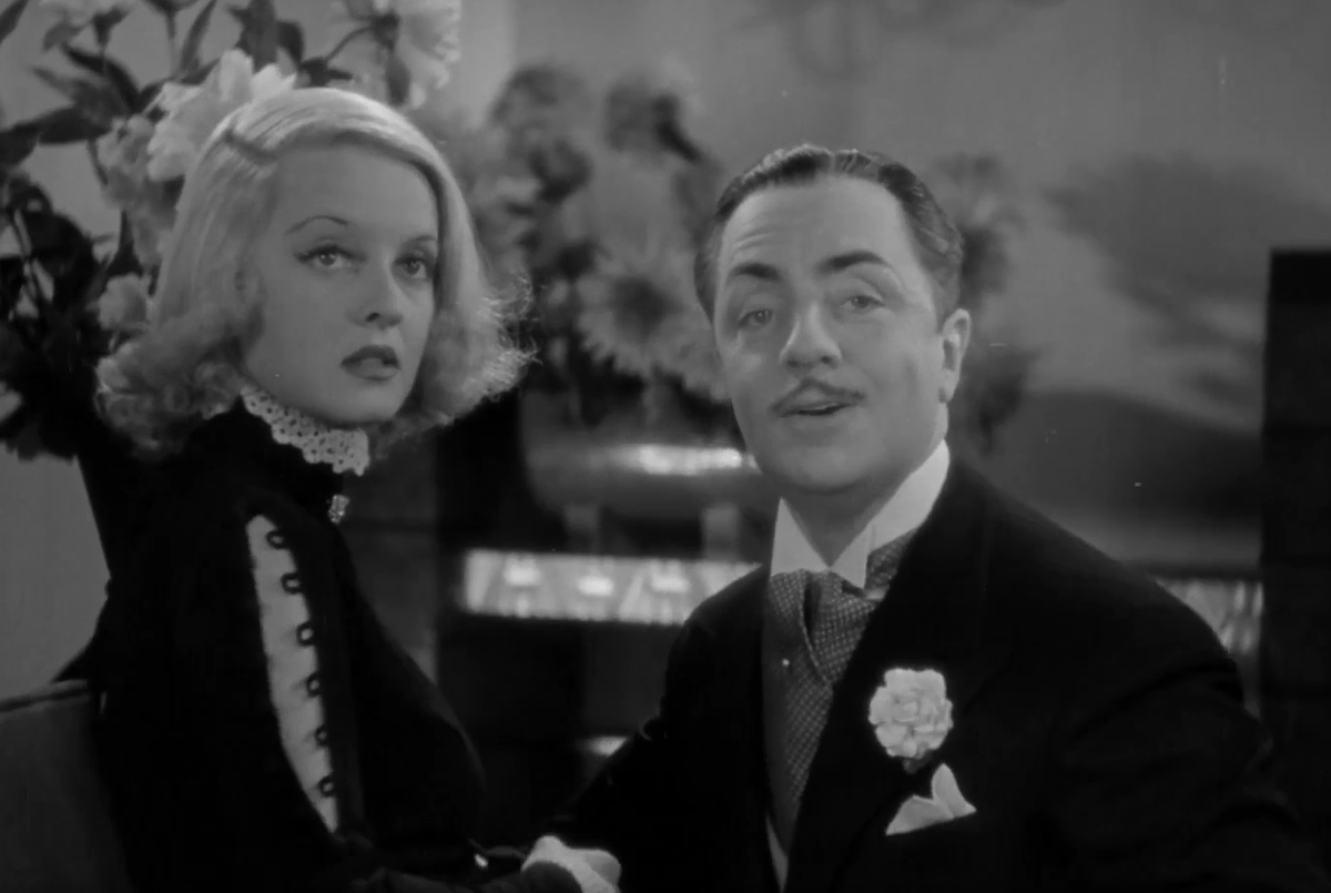 В комедии "Мода 1934 года" Бэтти Дейвис сыграла роль очаровательной Линн Мейсон, а Уильям Пауэлл - обаятельного Шервуда Нэша