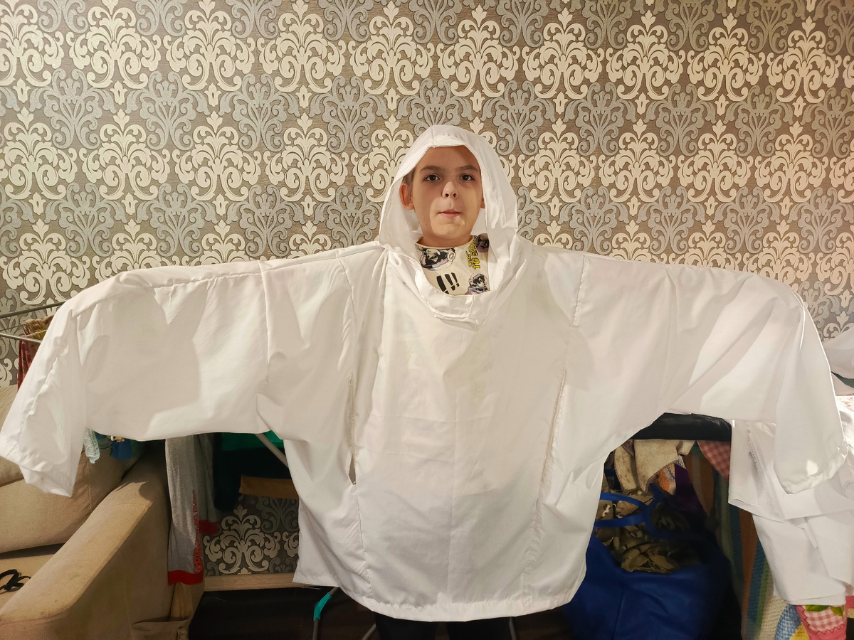 Вот так анорак выглядит в готовом виде