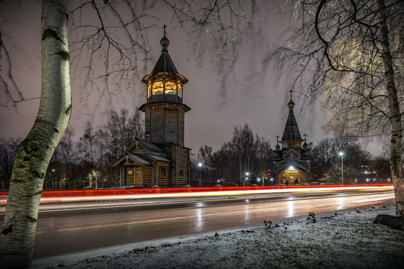    Илья Тимин поймал момент, как Карелия переодевалась с осени на зимуИлья Тимин