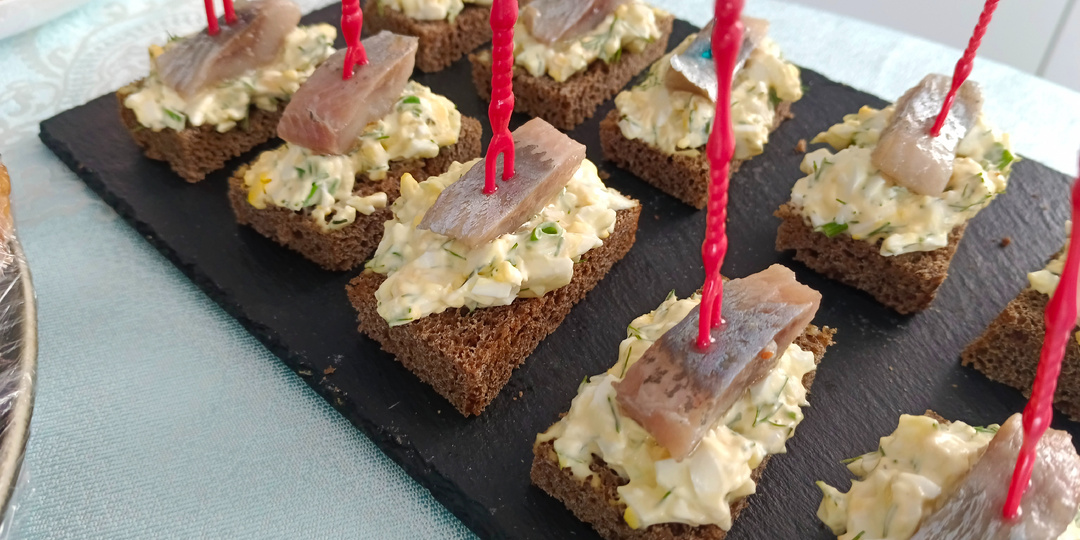 Рецепт закуски с селёдкой