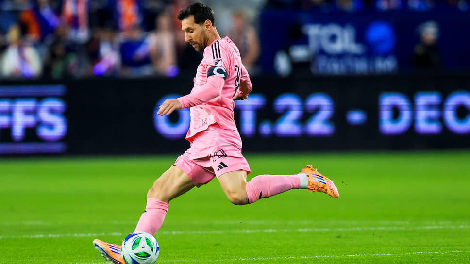 Лионель Месси на встрече «Интер Майами» с «Цинциннати», 23 ноября 2025 года.📷Фото: Katie Stratman-Imagn Images / Reuters