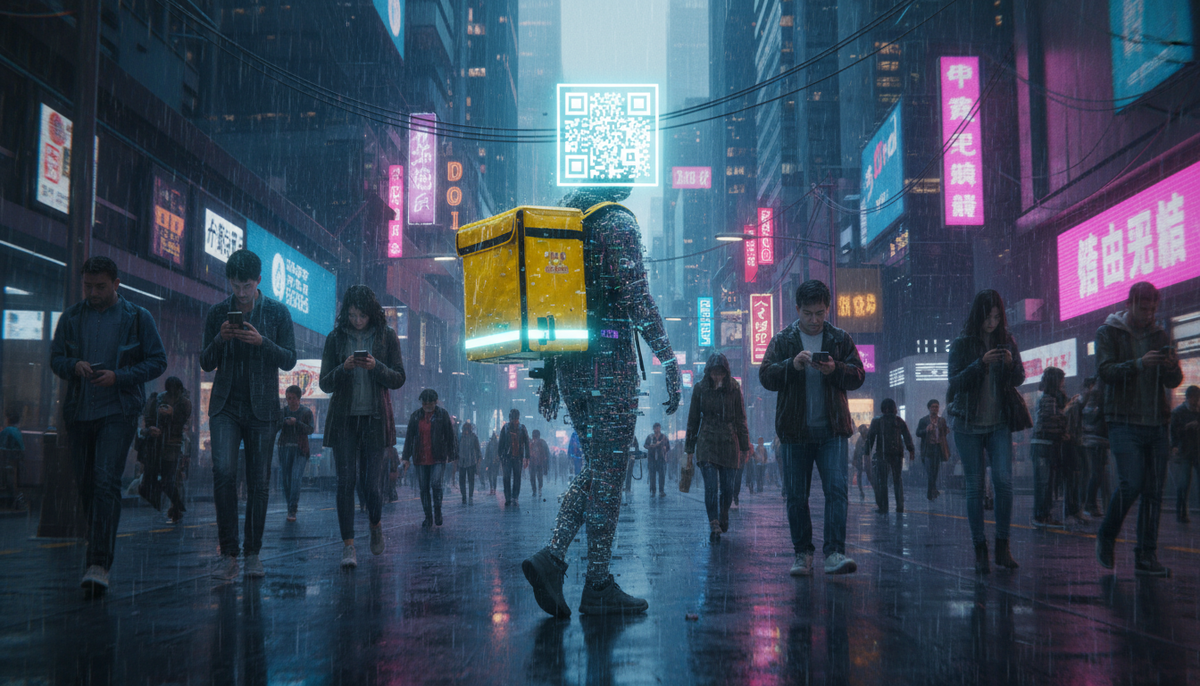 Стать не людьми, а аватаркой на карте, бегущей строкой “курьер в пути”