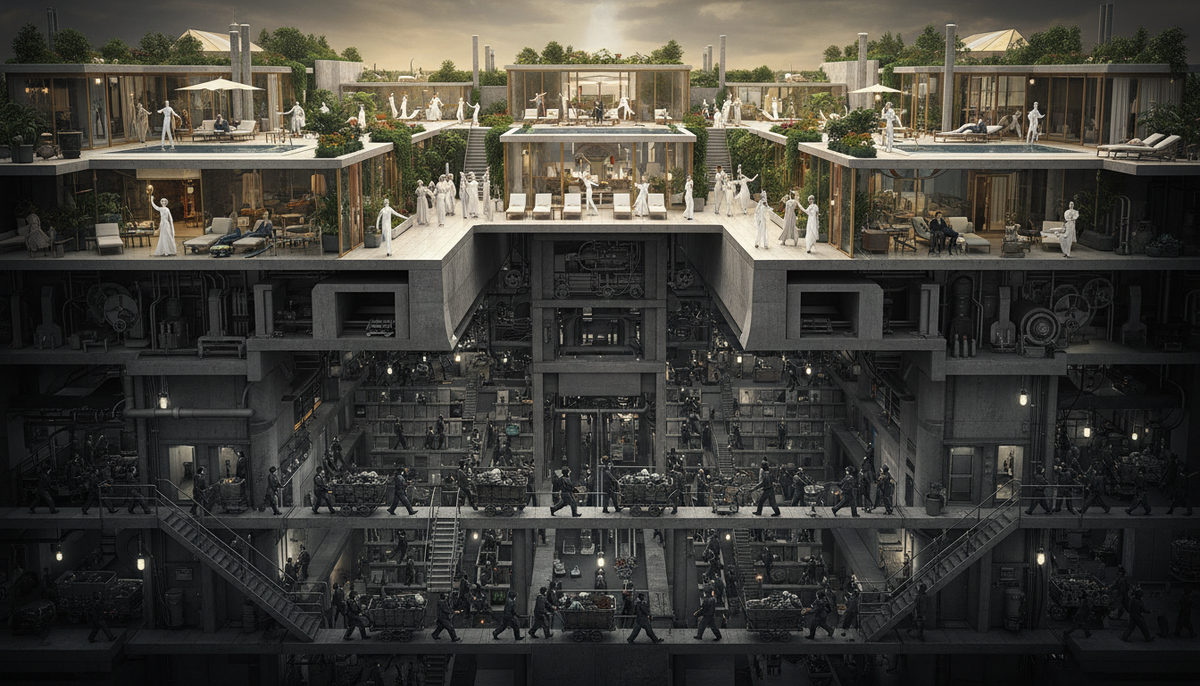 Четкое разделение на два мира, которые никогда не пересекаются