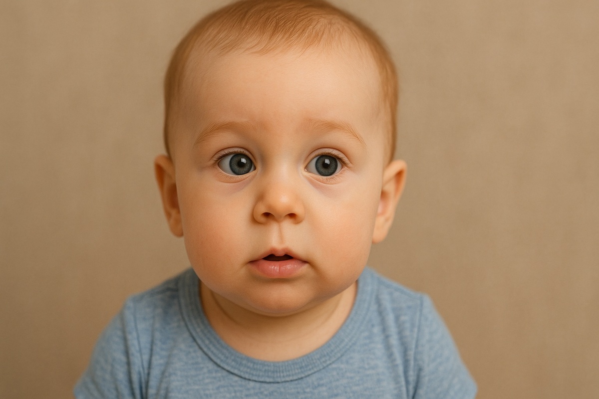    Если у младенца есть косоглазие и оно не исчезает, это тревожный знак